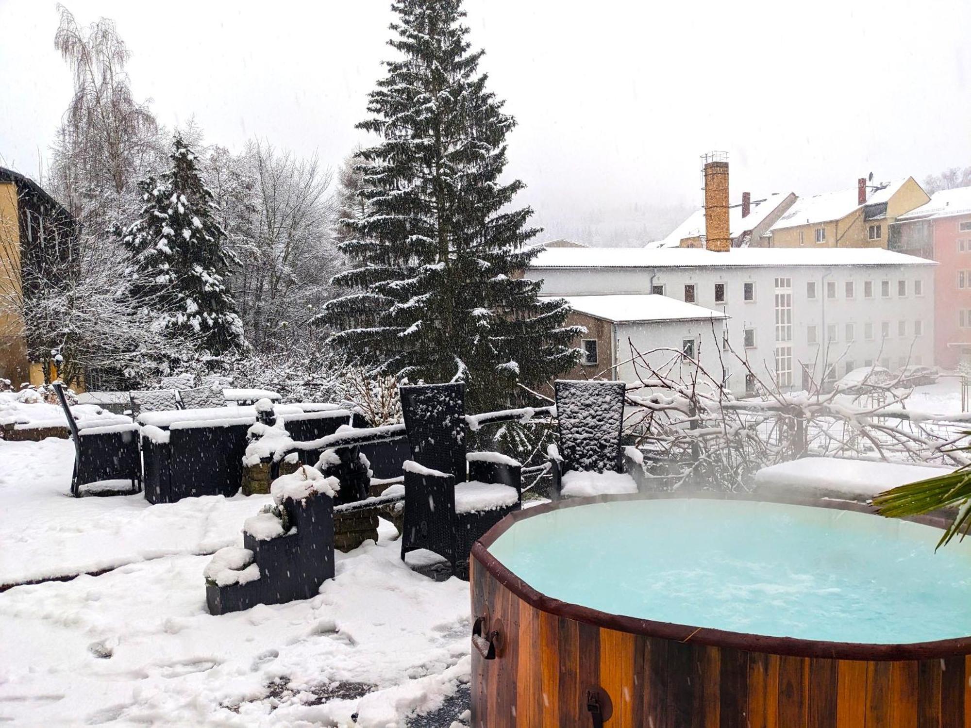 F1 - Urlaubsmagie - Helle Wohnung Mit Sauna & Pool & Whirlpool Sebnitz Exterior foto